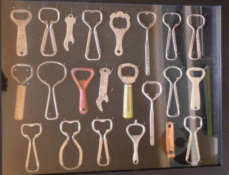 Collection of Advertising Bottle Openers - Coca Cola, Krueger, Heineken, Dr Pepper, Budweiser, Gunther, Canada Dry, Free State Brewery, and Others