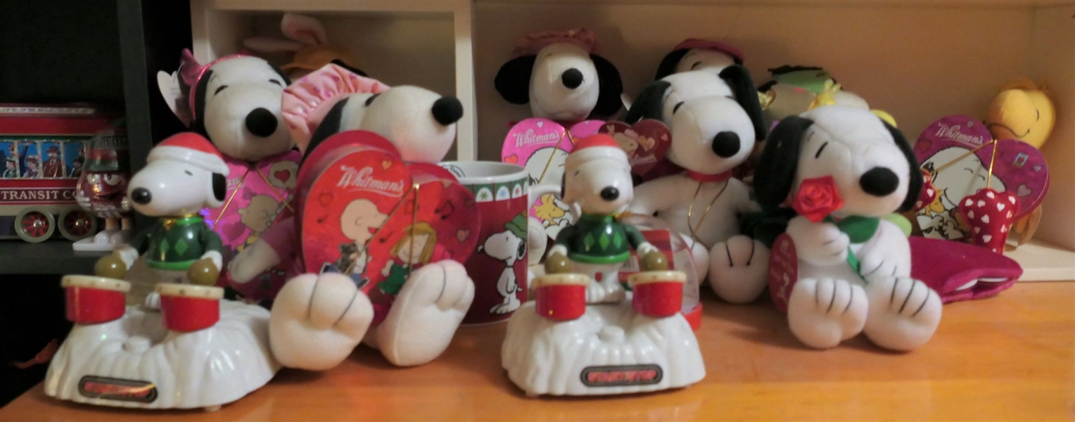 Collection of Stuffed Animals, Toys, Mug, and Snow Globe - All New 
