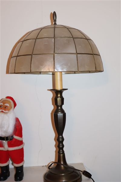 Table Lamp with Capiz Shell Shade