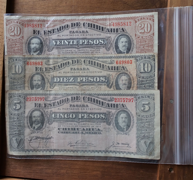 1914 Pesos - Paper Money