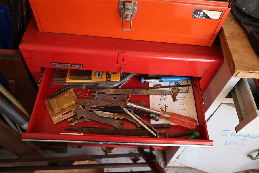 Stack- On Tool Chest with Hand Tools