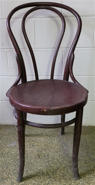 Bent Wood Side Chair with Pressed Wood Seat