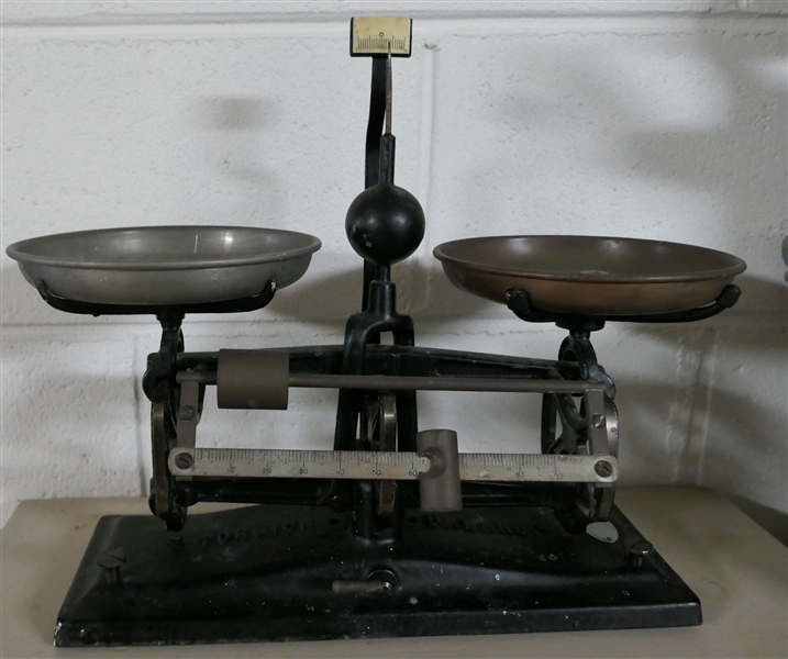 The Torsion Balance Co. - Balance Scales - Style 3015 - 2 KG Capacity - Made in USA - Measuring 13" Tall 15" Across
