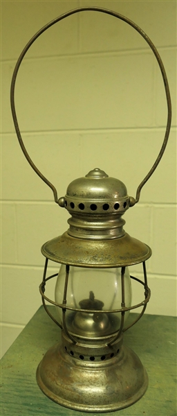 The Pullman Co. Railroad Lantern with Clear Globe - Working Condition 