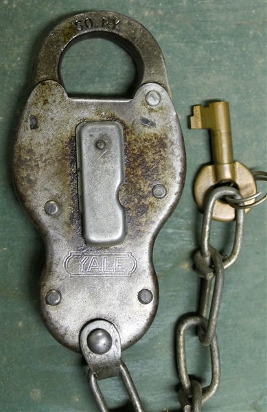 SO RY - Southern Railroad Lock with Key -Working Condition 
