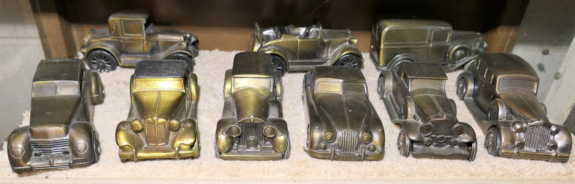 9 Metal Car Banks  One Advertising First Federal Savings of Detroit -Banks Made by Banthrico