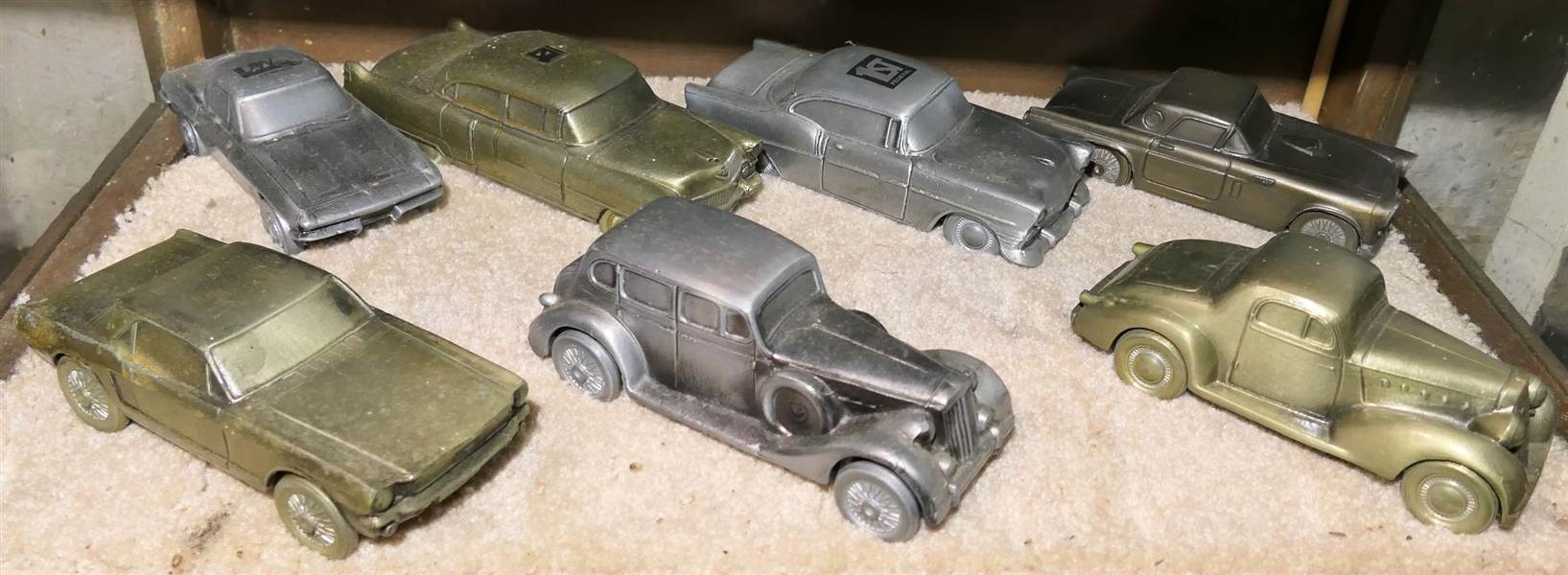 7 Metal Car Banks - Several Advertising - 1st Federal, Dale Way -Banks Made by Banthrico