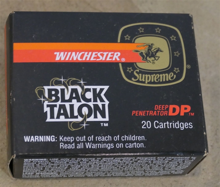 1 Box of 45cal Black Talon Bullets