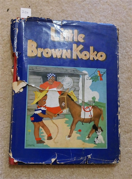 Little Brown Koko by Blanche Seale Hunt Illustrated by Dorothy Wagstaff - Hardcover Book with Dust Jacket - Some Tearing To Jacket - 