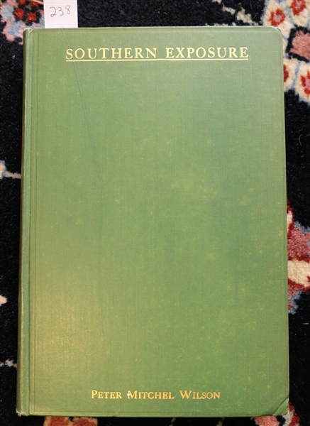 Southern Exposure By Peter Mitchel Wilson - Hardcover 1927 First Edition Book - University of North Carolina Press