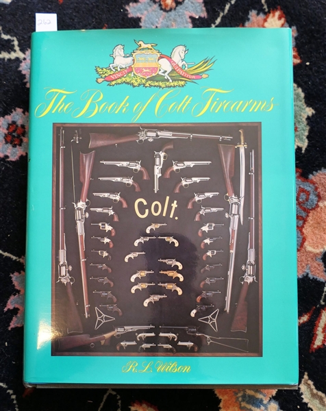 The Book of Colt Firearms by R.L. Wilson - Large Hardcover Book with 2 Dust Jackets - Blue and Teal 