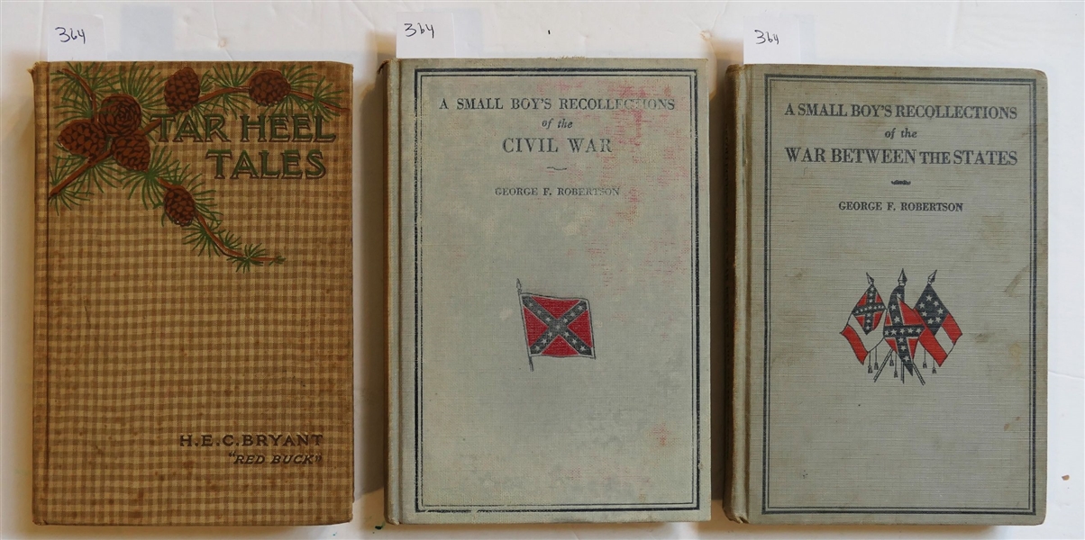 A Small Boys Recollections of the Civil War by George F. Robertson 1932 Author Signed First Edition, "A Small Boys Recollections of the War Between States" by George F. Robertson 1935 Printing,...
