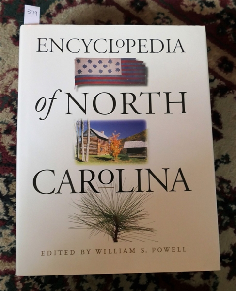 Encyclopedia of North Carolina Edited by William S. Powell - Large Hardcover Book with Dust Jacket - Published With The University of North Carolina Library 
