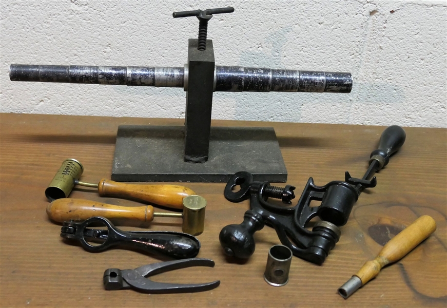 Powder Measures, James Dixon Measure, Bullet Mold, Reloading Tool, and Barrel Gauge Measurer