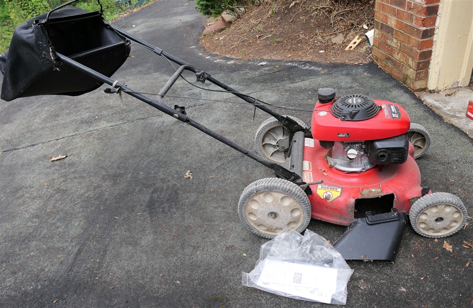 Troy Built 21" Push mower  Model 540- With Instruction Manual and Bagger - Not Tested