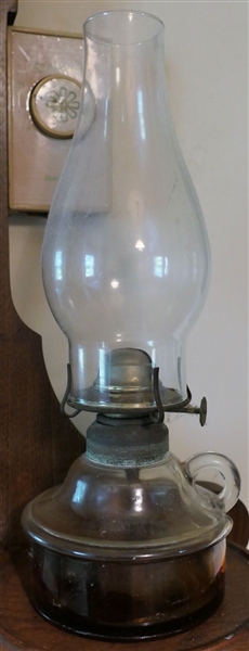 Finger Oil Lamp - Measures 12" tall 