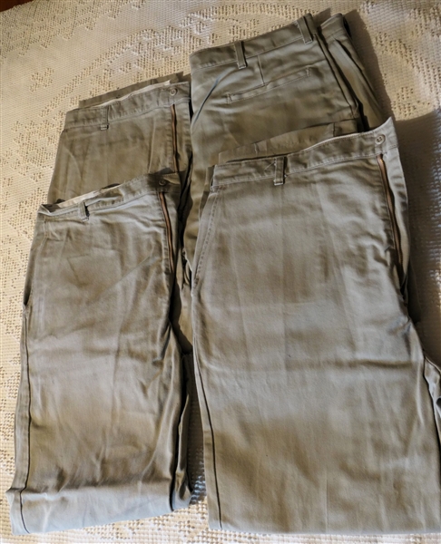 4 Pairs of Red Kap - Khaki Work Pants - Size 42