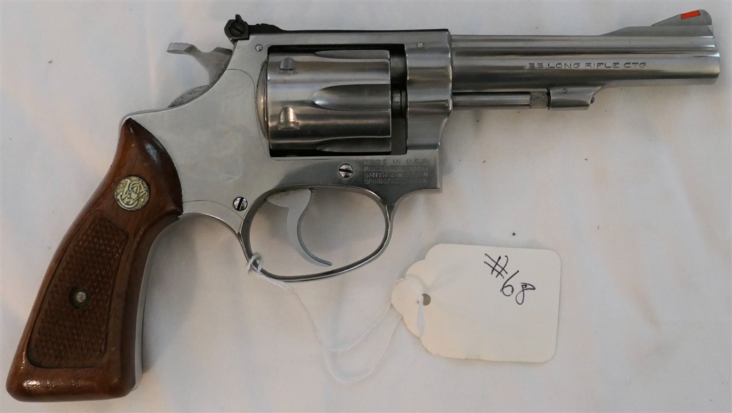 Smith & Wesson .22 Long Rifle Revolver - Stainless Steel Frame -