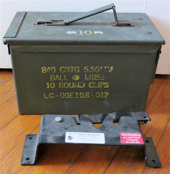 Metal Ammo Box and B.L. Game Skinner 