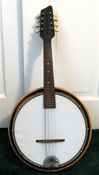 8 String Mandolin Banjo - Wood Back 