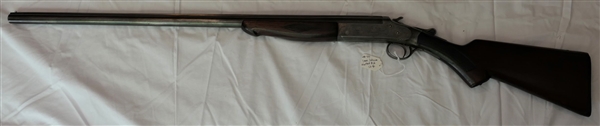 Iver Johnson "Matted Rib" 12 Gauge Shot Gun - Single Barrel 
