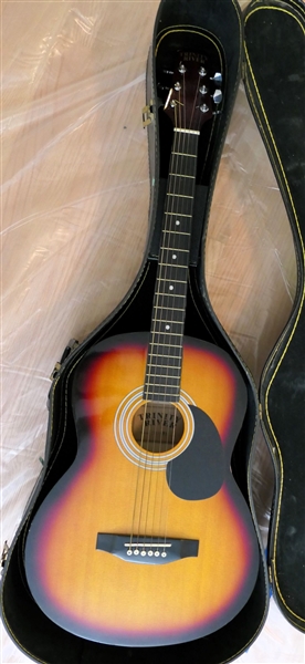 Trinity River Acoustic Guitar - Model # TA1388B - In Case 