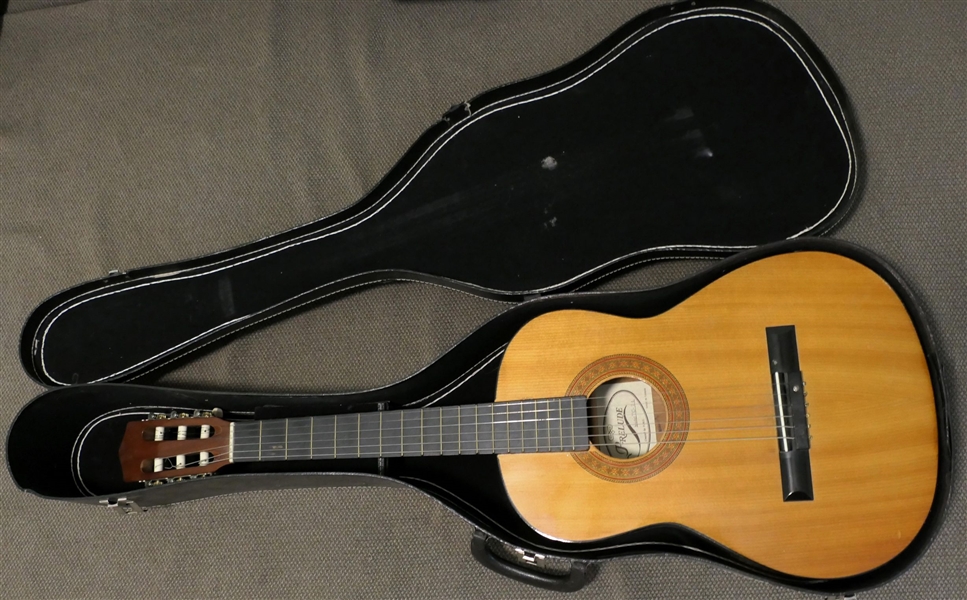 Prelude Model TC-24 Acoustic Guitar  - Made in Taiwan - Created by V.M.I - In Case 