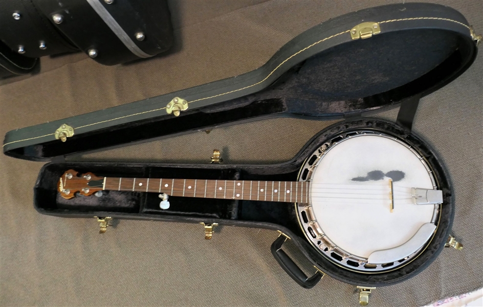 Flatiron Montana Rose 5 String Banjo - In Fitted Hardcase 
