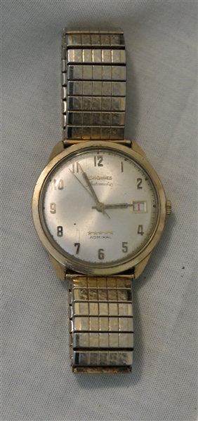 Longines "Admiral" Automatic Wristwatch in Gold Filled Case