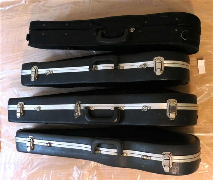 4 - Violin Cases - 3 Hard and 1 Soft