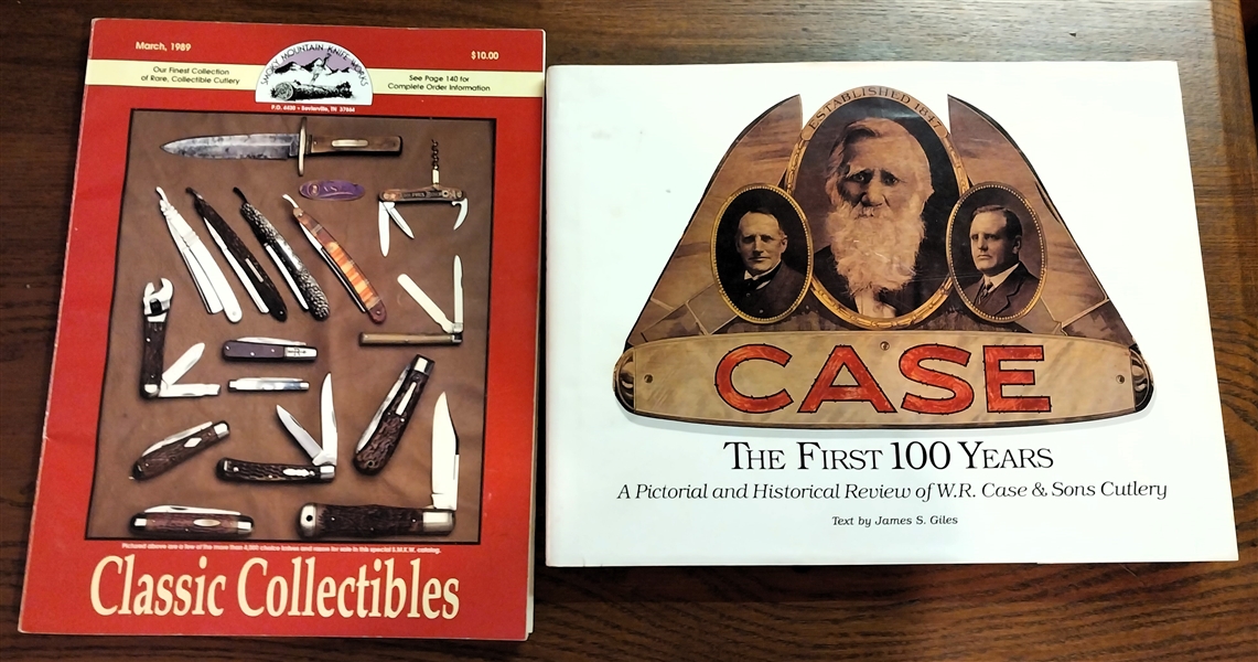 2 Knife Books - Case XX "The First 100 Years" and Classic Collectibles