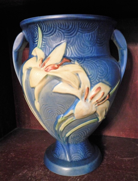 Larger Roseville Zephyr Lily Vase - 8" - # 202