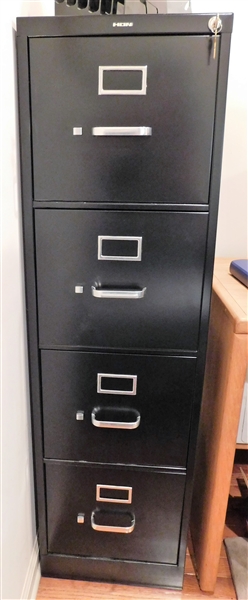 HDN 4 Drawer Metal Filing Cabinet with Keys