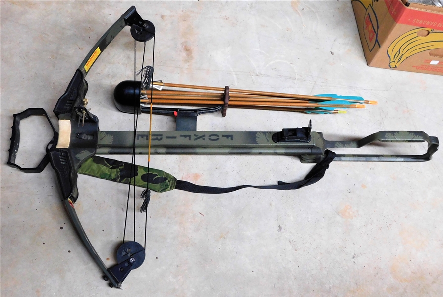 Foxfire Cross Bow - 125 lbs. - With 5 Razor Tipped Arrows and 3 Arrows New in Box