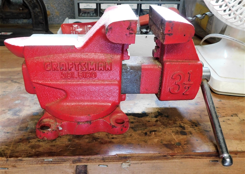 Craftsman 3 1/2" Vise - 6" by 11" 