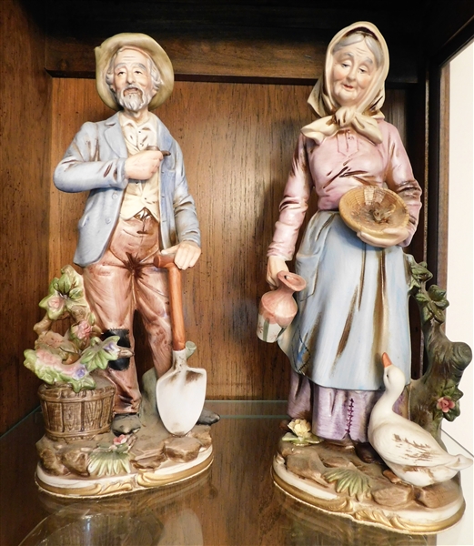 Pair of Home Interior Figures - 13 1/2" tall 