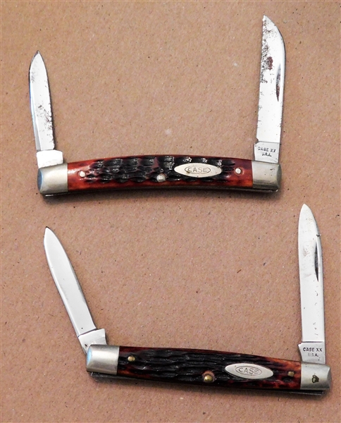 2 Smaller Case XX Double Blade Knives - 3"