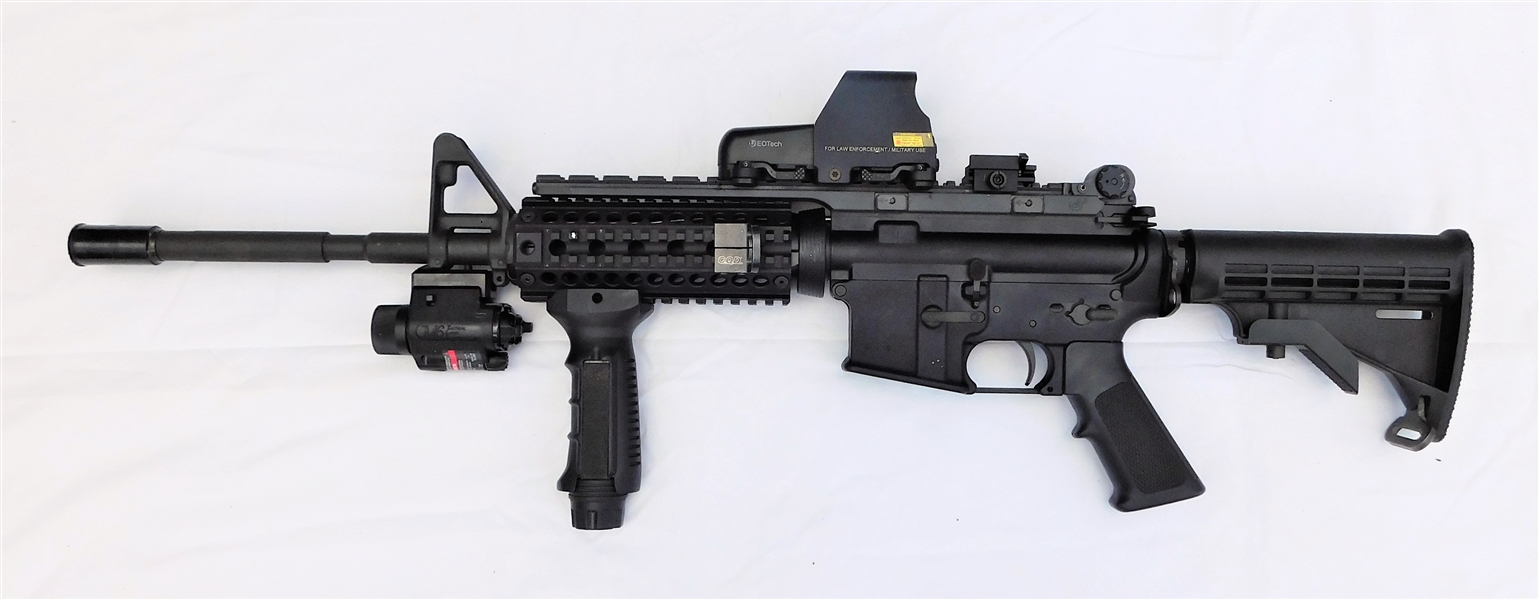 Superior Arms S-15 5.56mm/223 Semi-Automatic Rifle with M6 Tactical Laser and  L3 EoTech 553 SU-231/PEQ Holographic Sight, Night Vision Compatible- Barrel Marked DTI Nato 1-9
