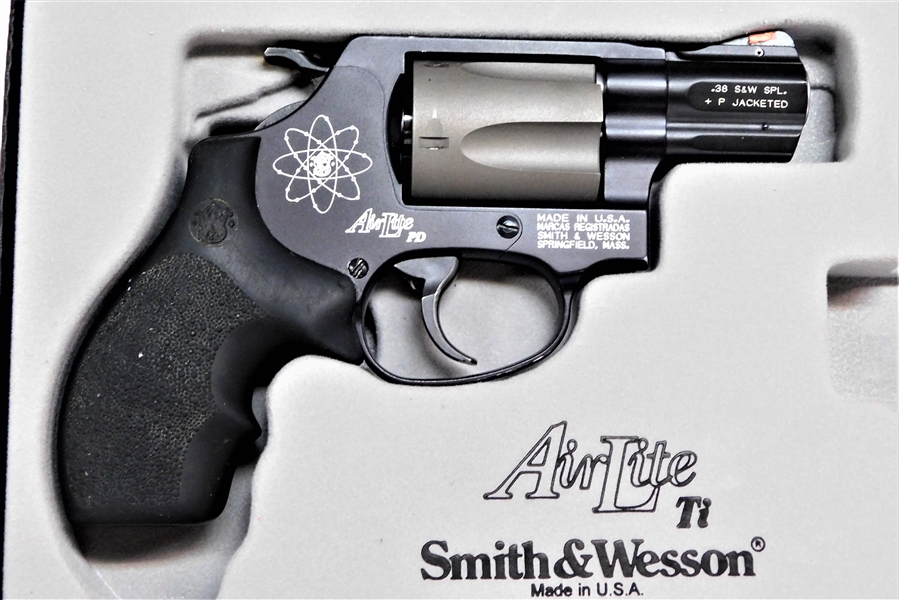 Smith & Wesson Airlite PD .38 SPL +  P Jacketed Revolver - Like New with Fitted Case