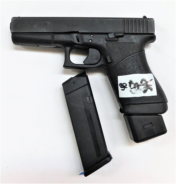 Glock Model 21 .45 Caliber Semi-Automatic Handgun - Made in Austria - With 2 Clips 