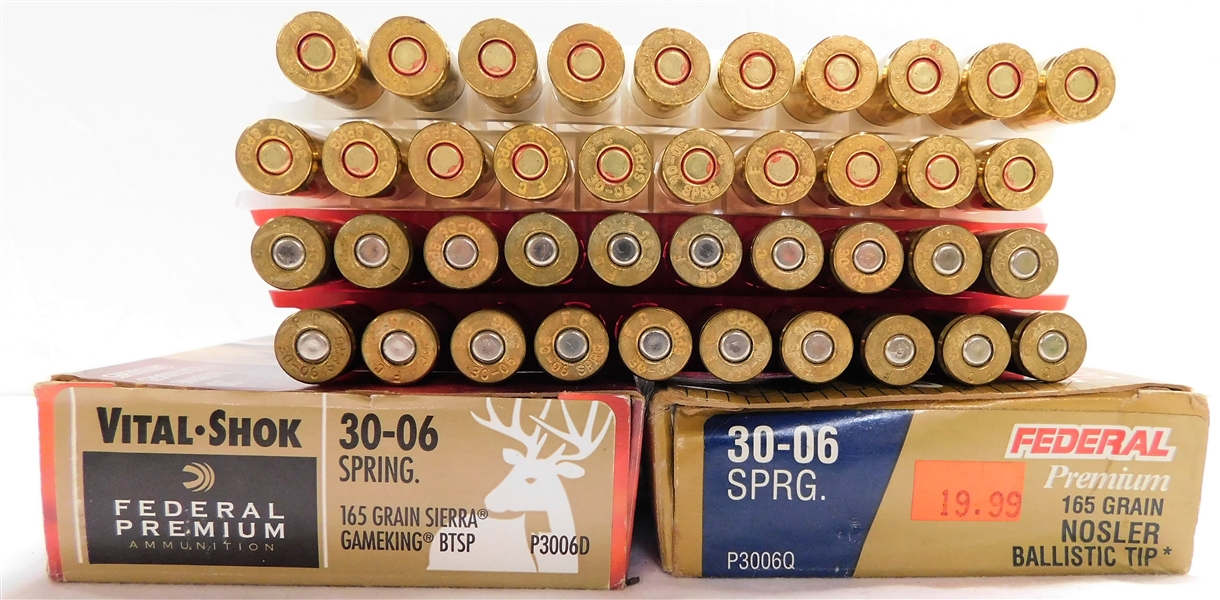 2 Boxes of 20 Count 30-06 Sprg. Bullets 