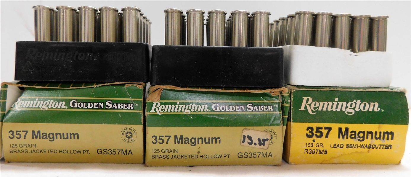 100 Rounds .357 Magnum Bullets - See Photos for Makers