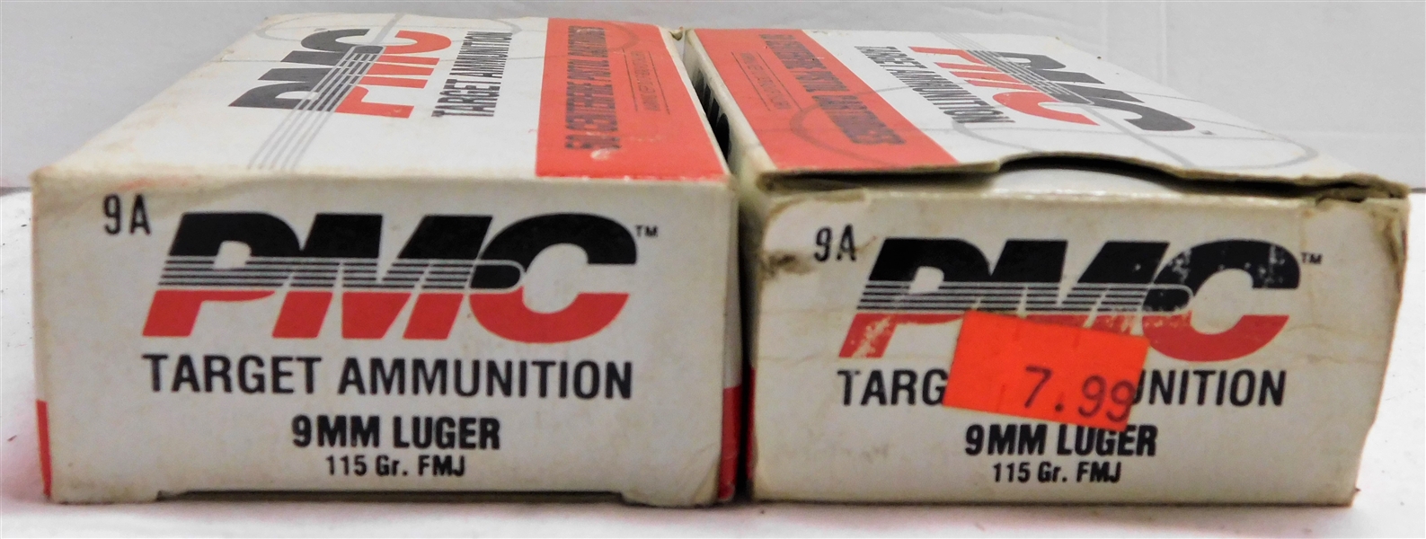 100 Rounds of 115 Grain 9mm Luger PMC Target Ammunition