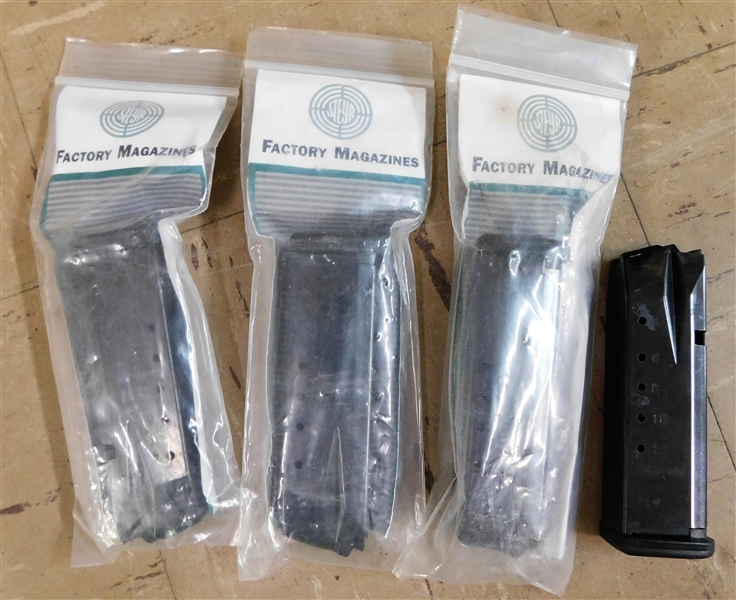 4 - 12 Round  Steyr .357 Mag Magazines  - 3 Are New in Original Packaging