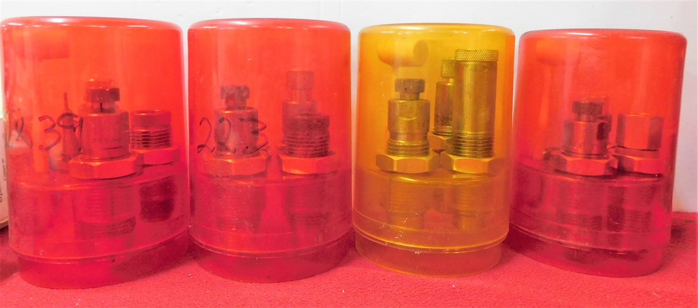 4 Sets of Reloading Dies - 7.62 x 39, .308 Win, 223, and 454