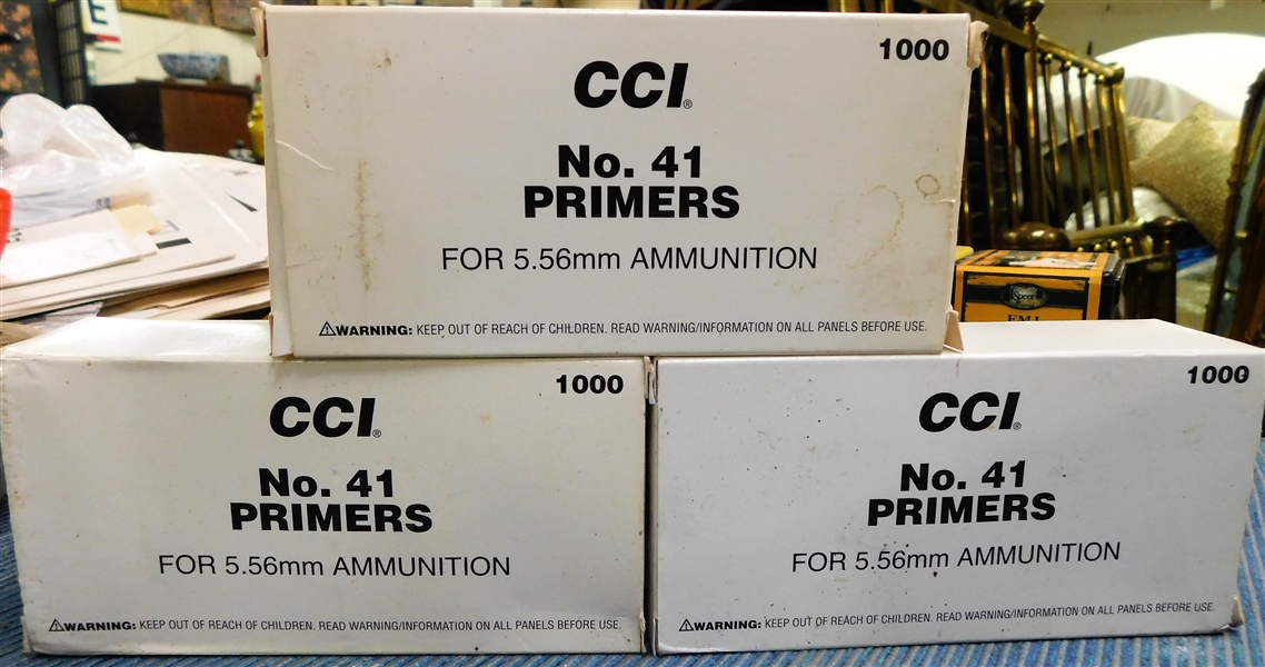 3 Boxes of 1000 Count No. 41 Primers
