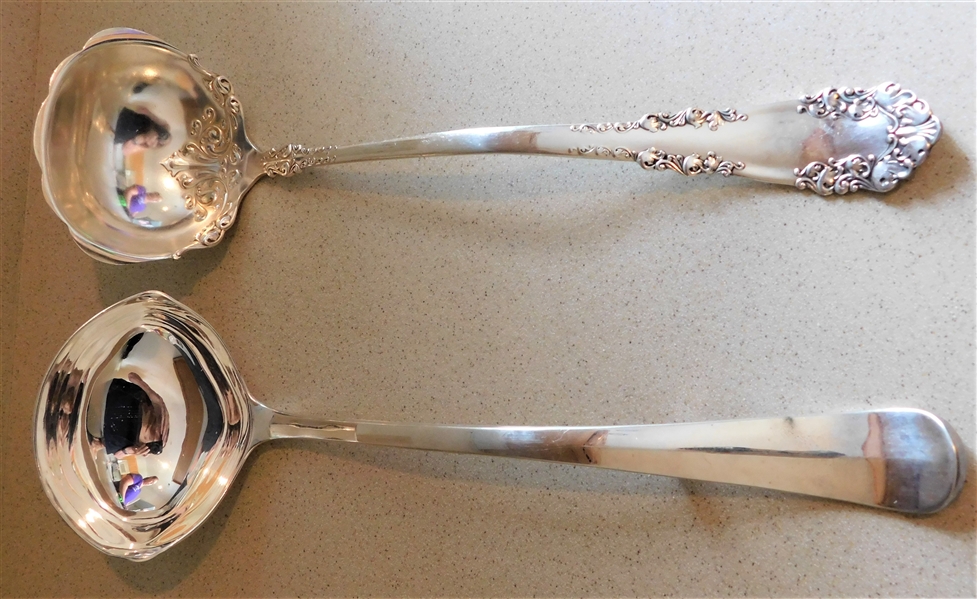 1847 Rogers Bros. XS Triple Plate Ladle and Other Silver Plate Ladle