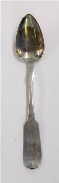 Coin Silver Tablespoon J. Fries, Standard - Monogrammed - 7 3/4" long - 34.3 grams
