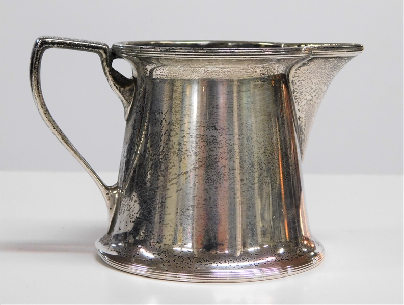 Gorham Sterling Silver Cream Pitcher - A438A, 1/4 Pint - 2 3/4" tall - 100.8 grams