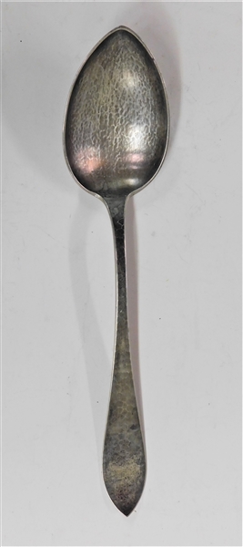 Sterling Silver Kalo Hammered Large Serving Spoon - 10 1/2" long 92.7 Grams